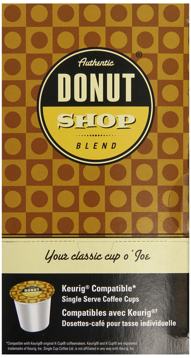 Authentic Donut Shop Blend Chocolate Chip Cookie Single Cup Coffee for Keurig K Cup Brewers, 24Count